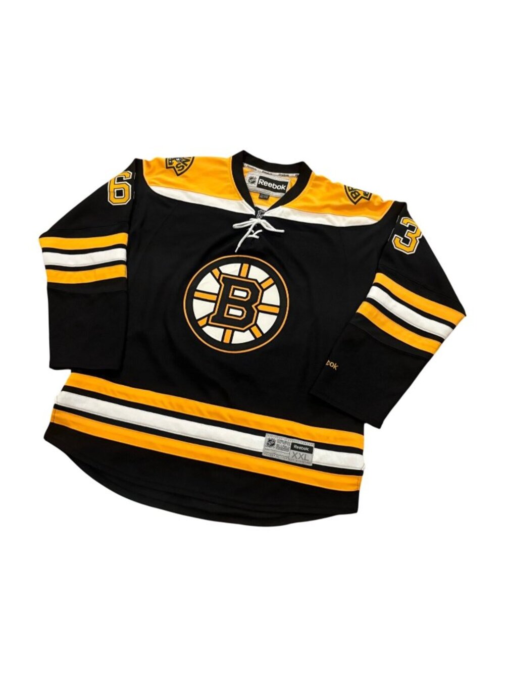 Reebok Boston Bruins Brad Marchand #63 Stitched NHL Hockey Jersey Black Size 2XL - Picture 4 of 9